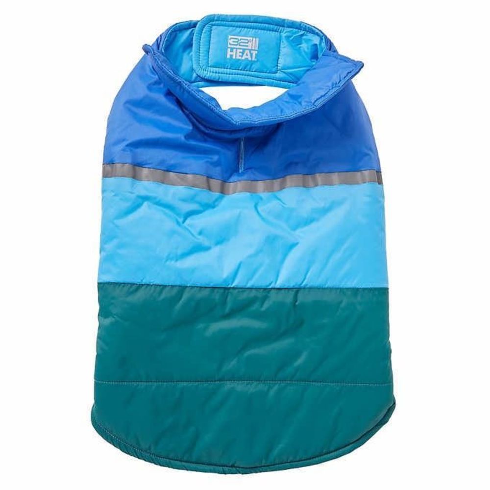 32 Degrees Dog Jacket Blue Size L - Picture 2 of 3